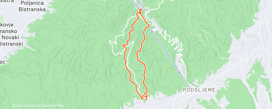 Карта физической активности (Gore je bolje)