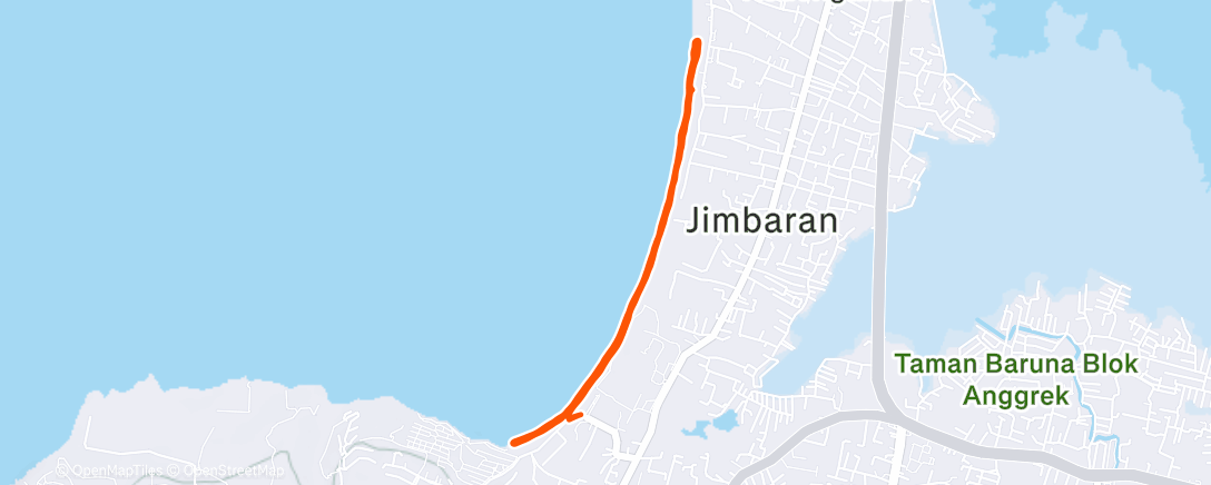 Map of the activity, Morning Walk (carry the sun)