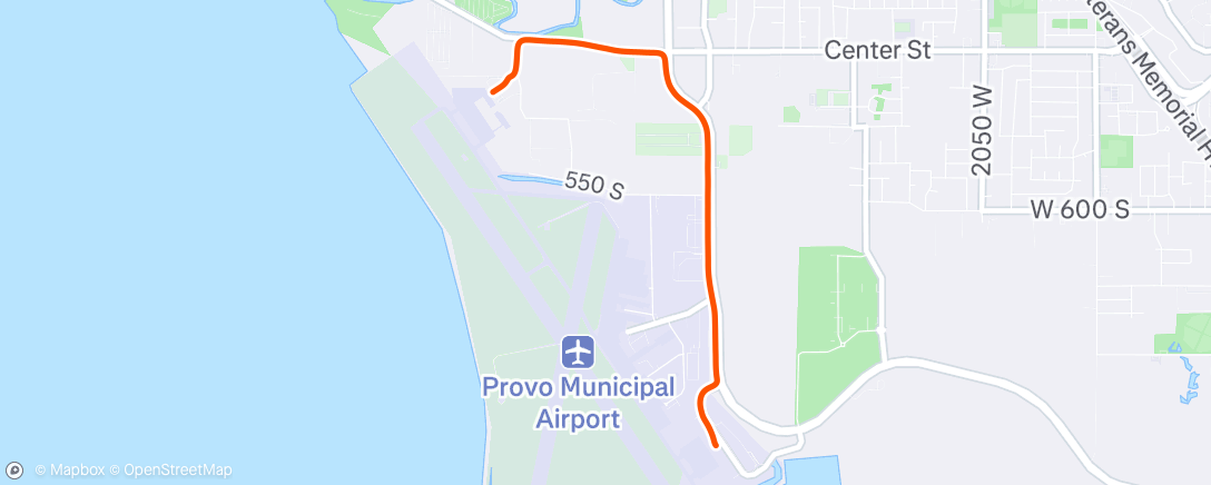 Map of the activity, Afternoon Walk