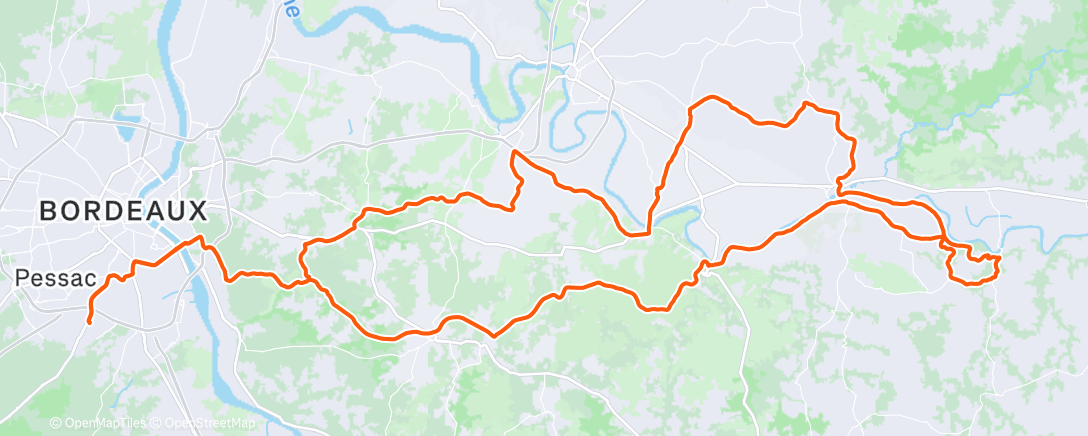 Map of the activity, Sortie avec les sudistes mais sans le soleil 🥶