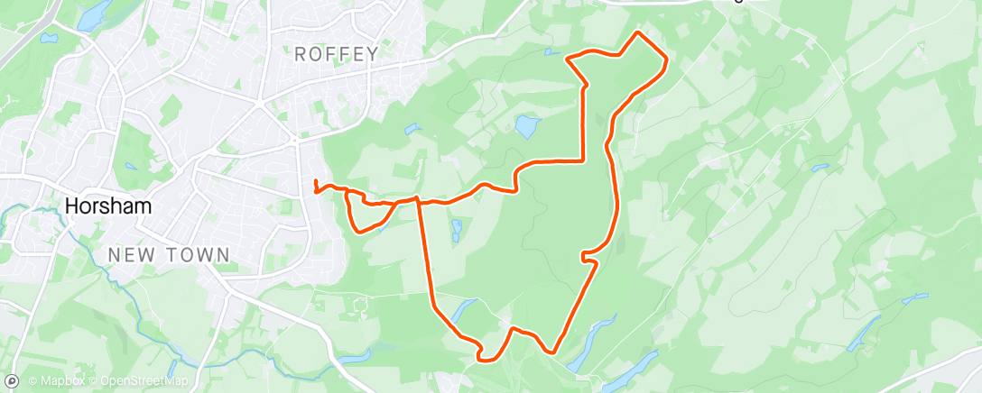 Map of the activity, St Leonard’s forest with Bree