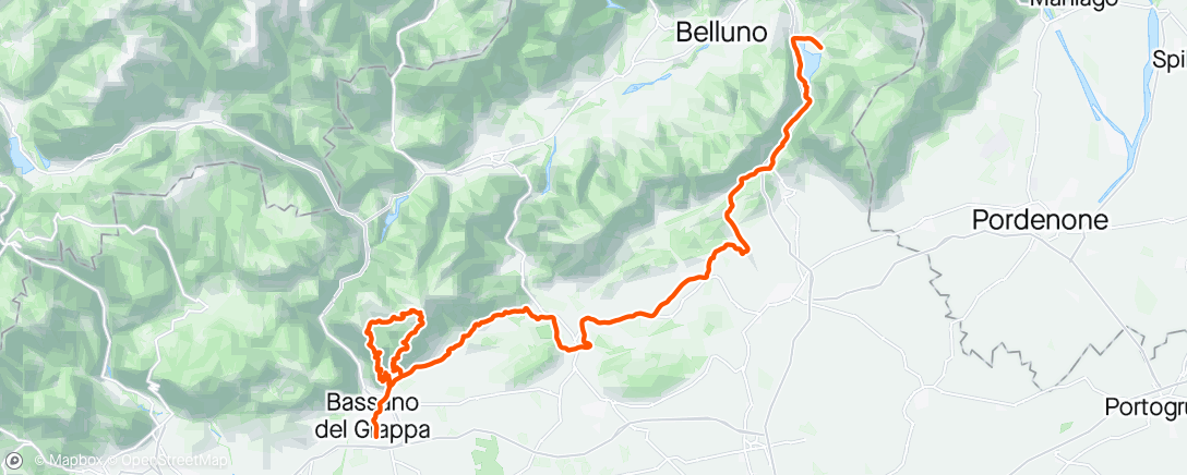 Map of the activity, Giro d’Italia 🎀 🇮🇹