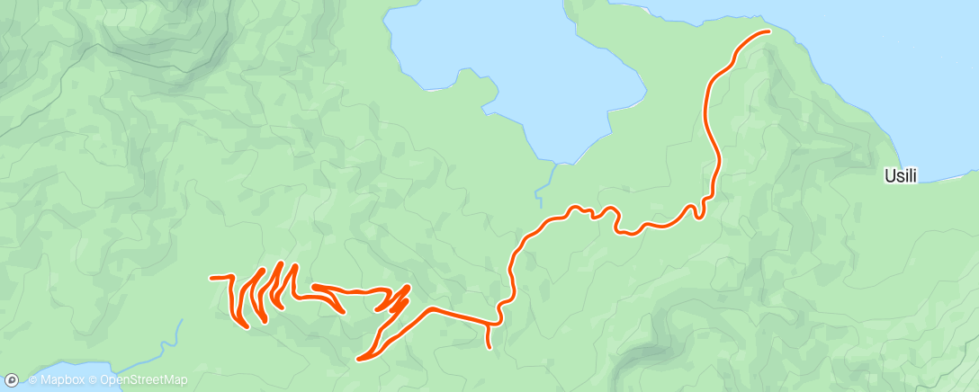 Map of the activity, Zwift - Emily's Short Mix on Road to Sky in Watopia