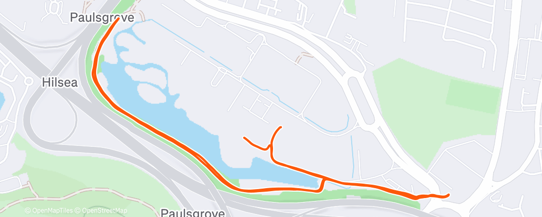 Map of the activity, Parkrun #146