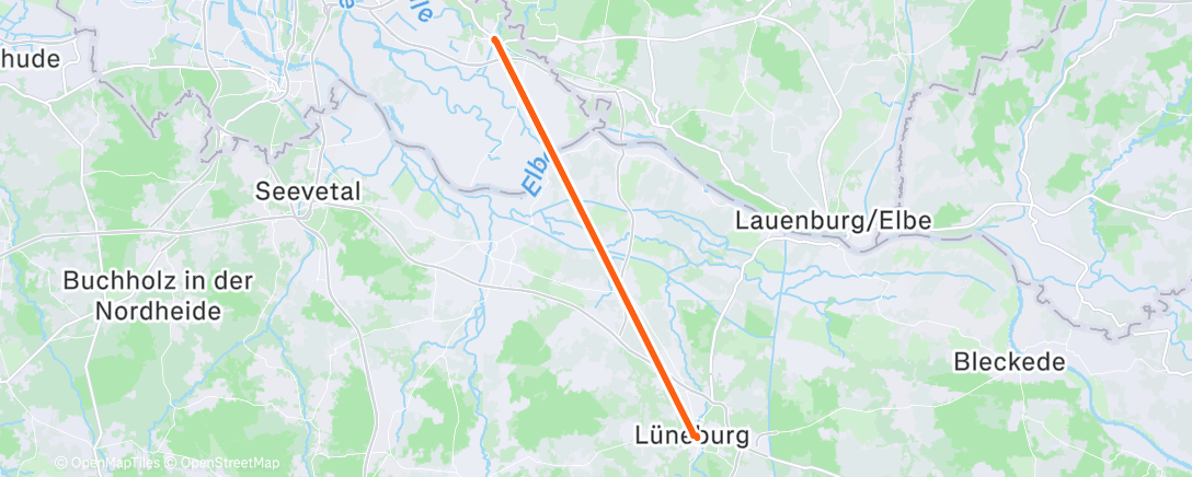 Map of the activity, Nachtspaziergang