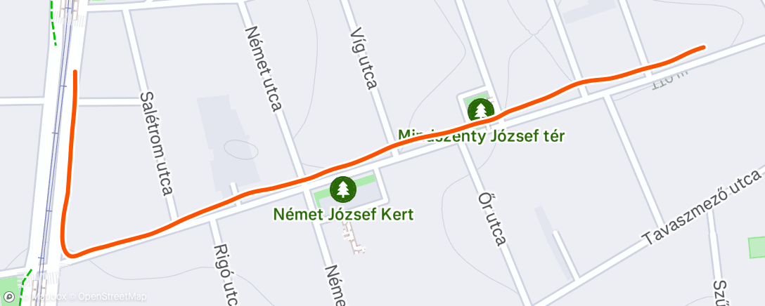 Map of the activity, Rájöttem, hogy tüntetnek a hídon, úgyhogy busz helyett metró