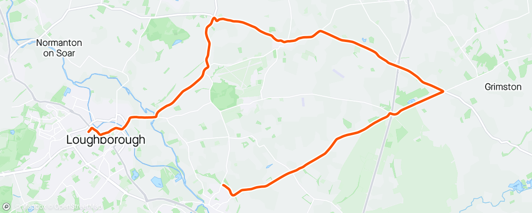 Map of the activity, Beautiful weather, beautiful route, thanks for missing half of it Strava