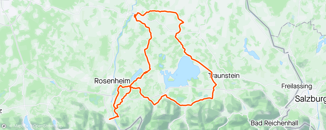 Map of the activity, Slalom fahren durch die Regenwolken😅