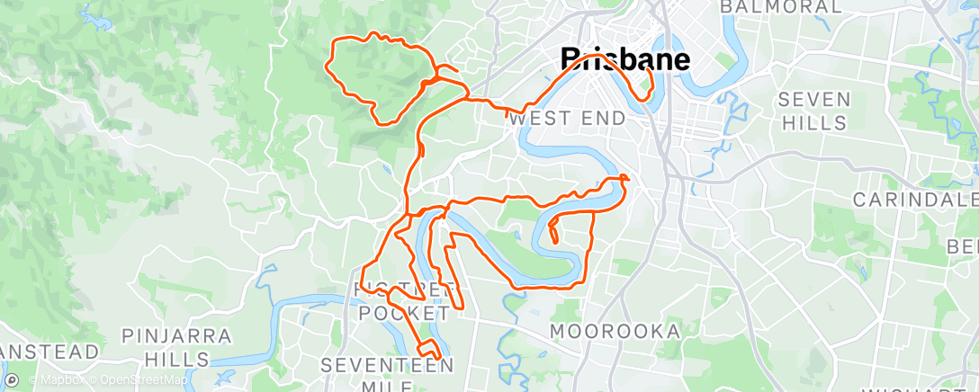 Карта физической активности (Morning Ride)