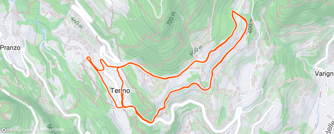 Карта физической активности (Corsa mattutina)