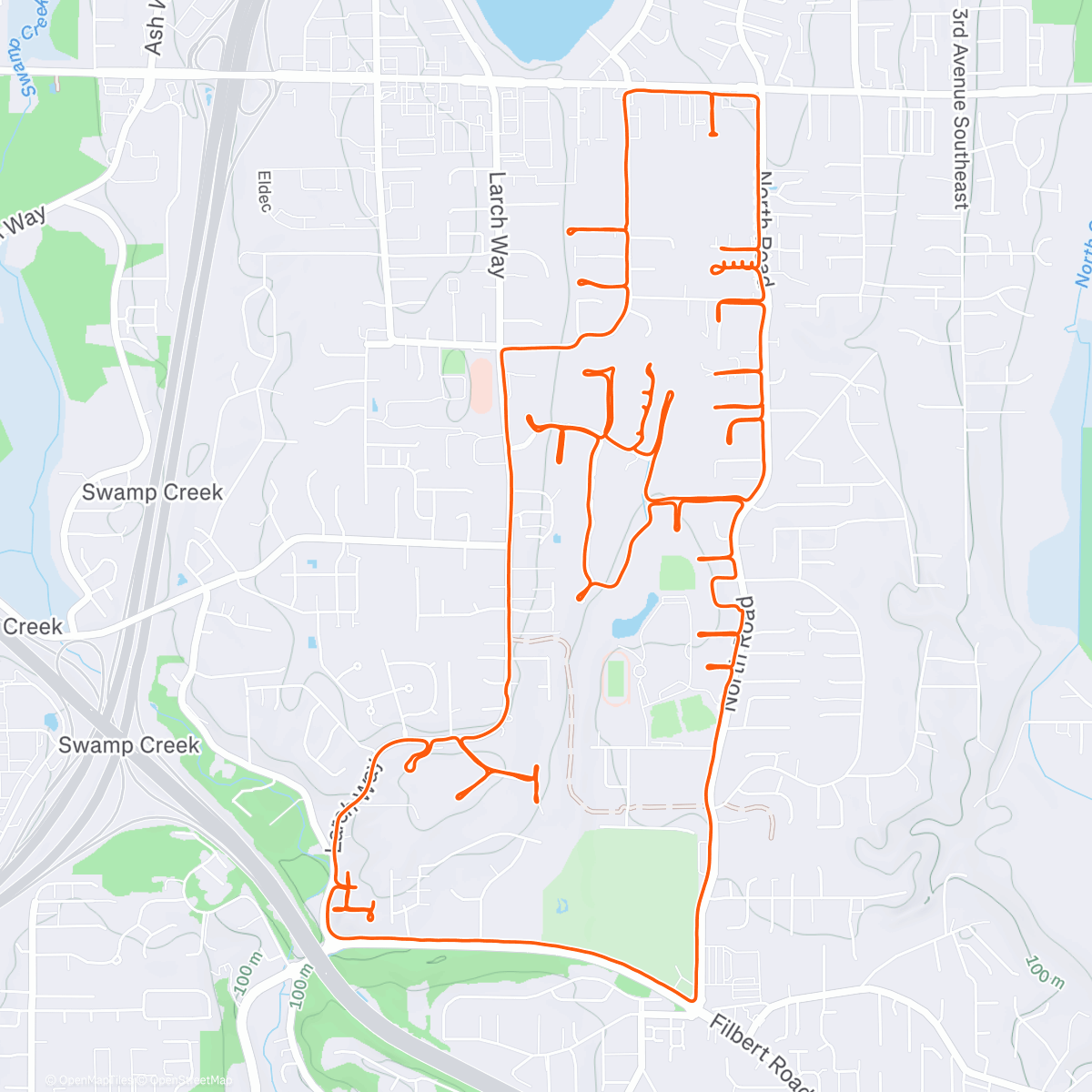 Карта физической активности (16ish to 3000?)