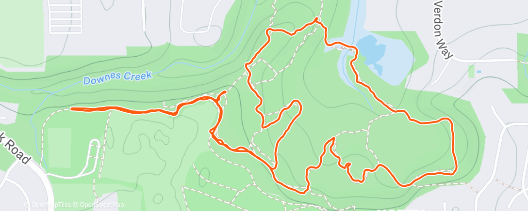 Mappa dell'attività Audio book walk