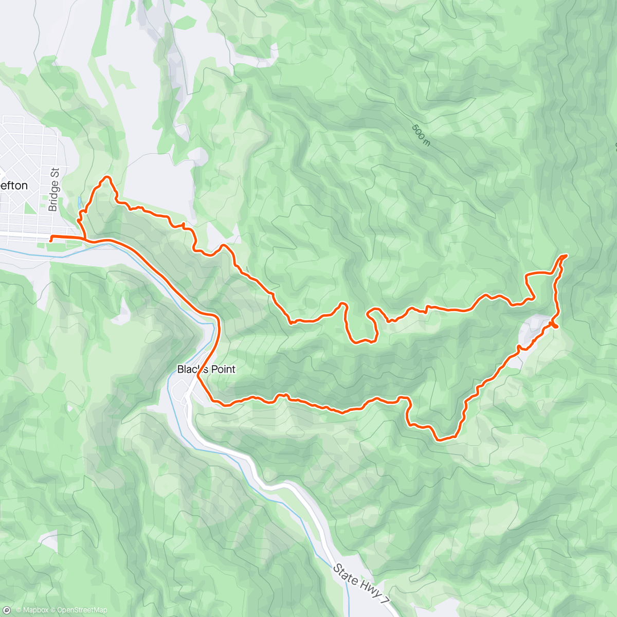 Map of the activity, Size dose count