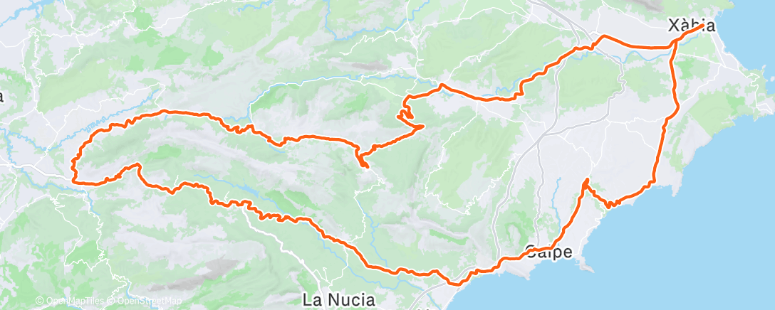 Map of the activity, TC Spain