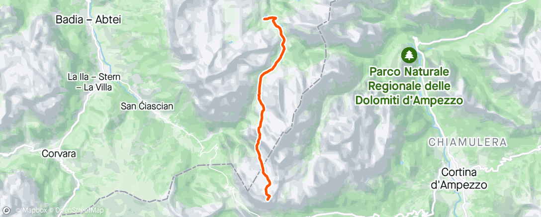 Mappa dell'attività To lagazuoi