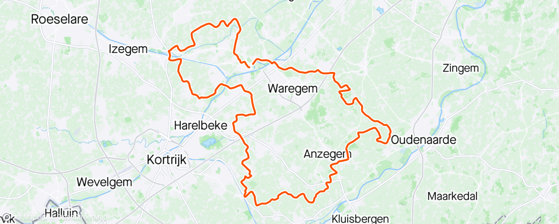 Map of the activity, Solo zondag