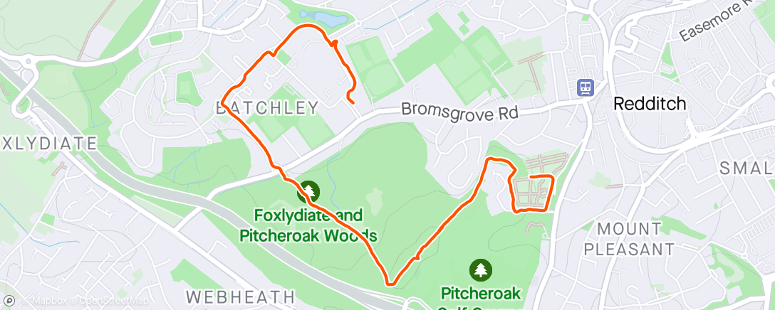 Map of the activity, Morning Walk with doggo 🦮