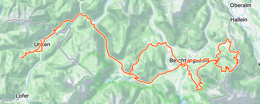 Map of the activity, Fahrt am Morgen