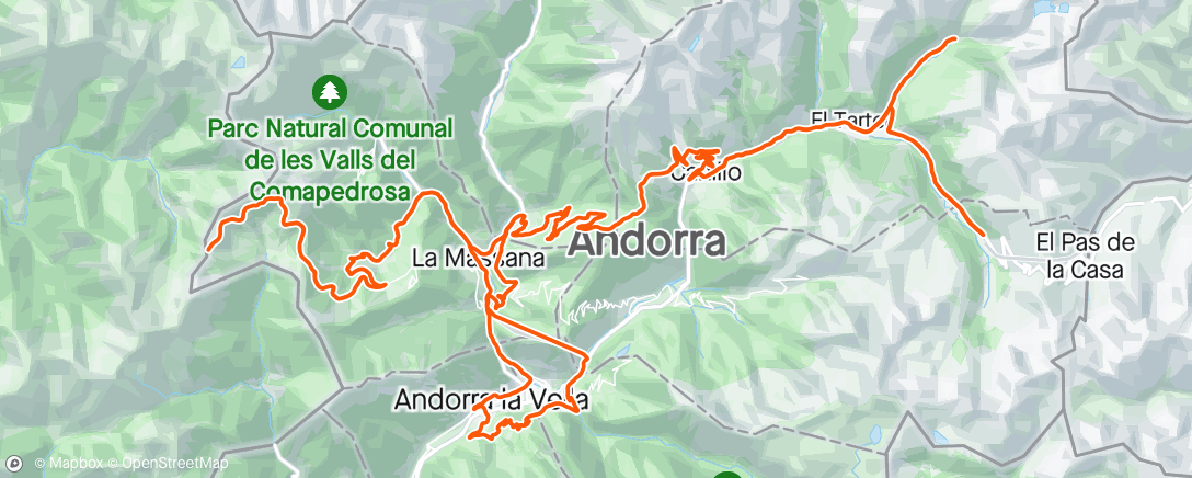 Map of the activity, ⛰️ ANDORRA ⛰️ - Día 12