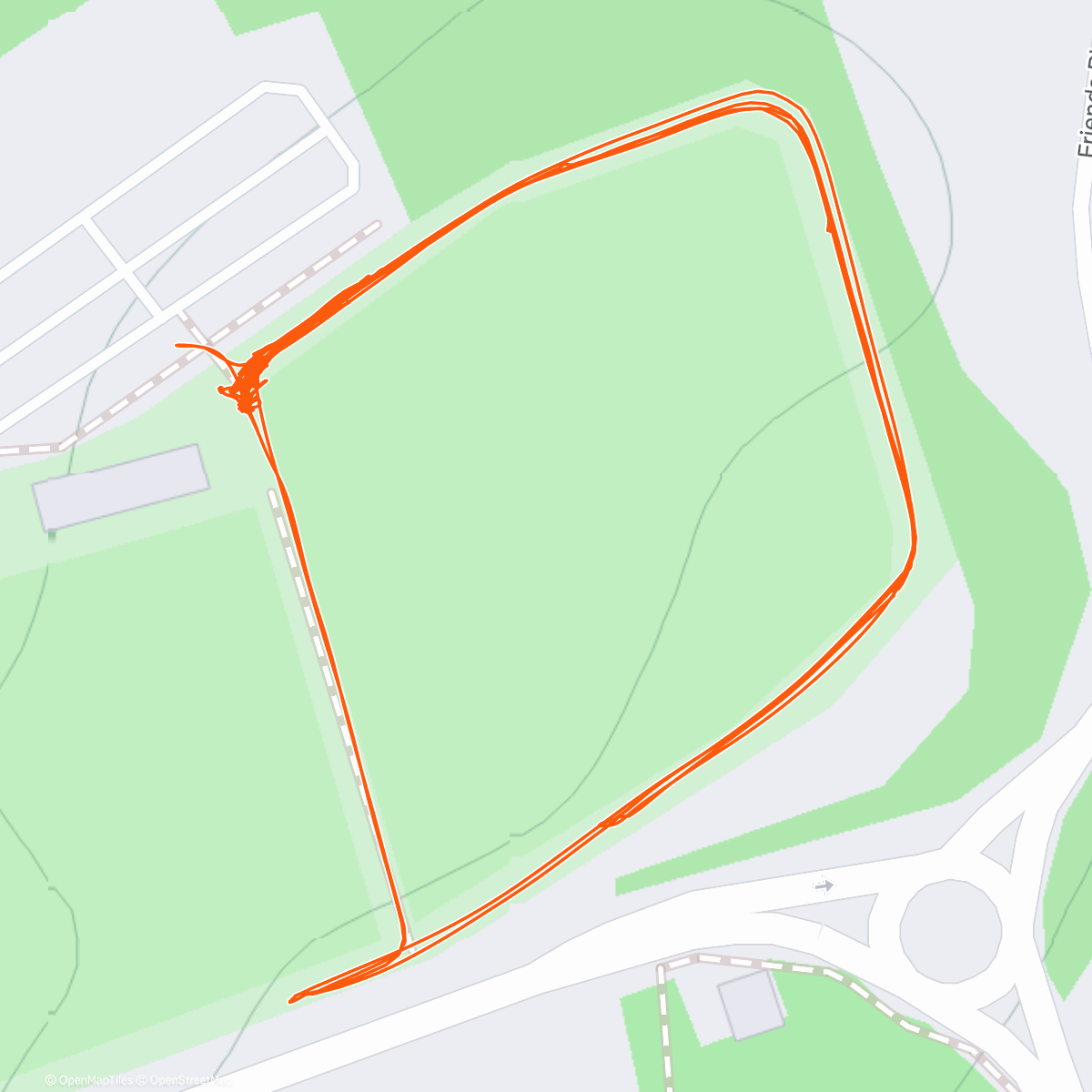 Map of the activity, RTR KELLYVILLE COACHING SESSION