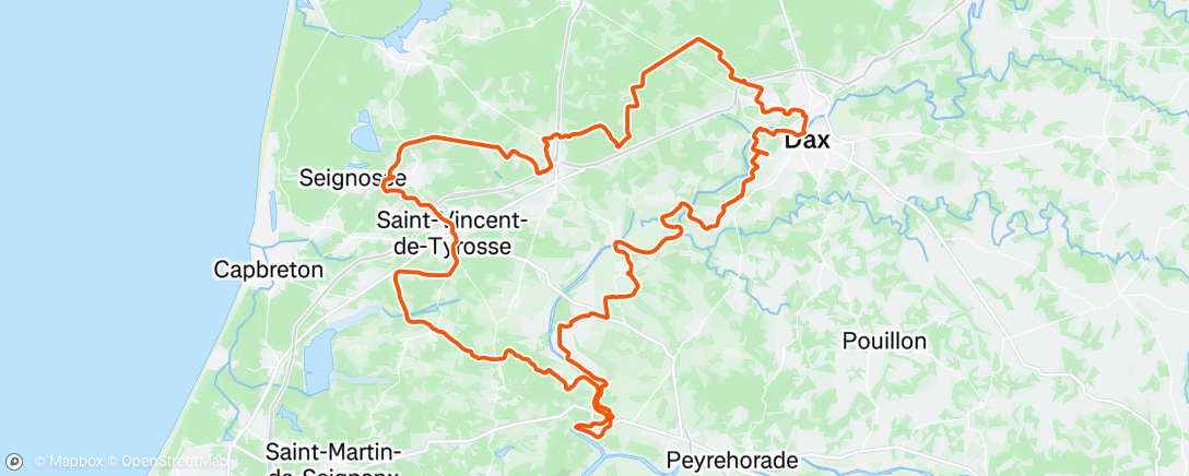 Map of the activity, Gravel _offroad 70%