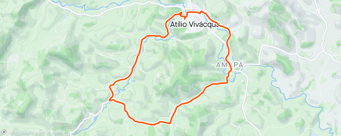 Map of the activity, Voltinha com ela🚲