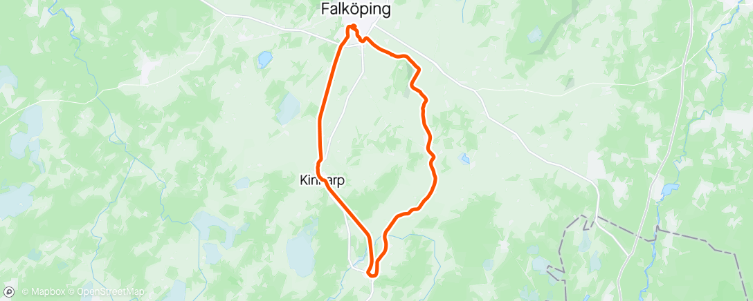 Map of the activity, Åsarp ToR