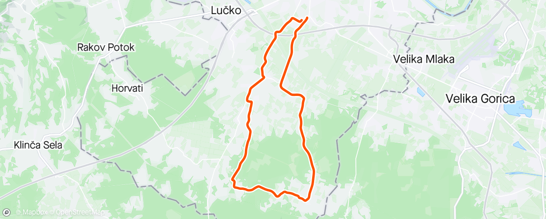 Map of the activity, Kad prolaziš pokraj kravica vikni samo 'Mu' Ride