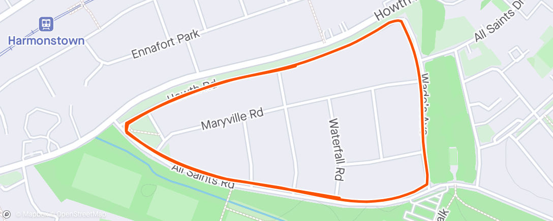 Map of the activity, National Road Relays