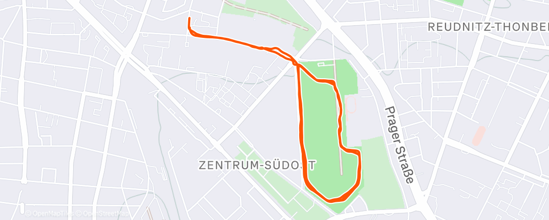 Карта физической активности (Lauf am Morgen)