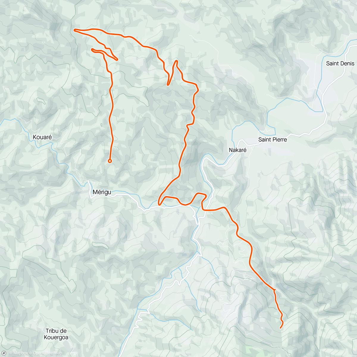 Map of the activity, Mt Fuji at 100% Elevation