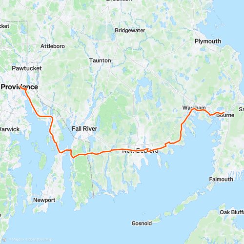 Day 2BOS>NYC 101.0 km Road Cycling Route on Strava