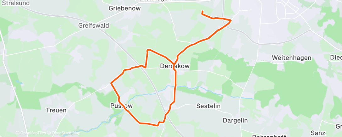 Map of the activity, Rennrad C, Pulsmesser defekt