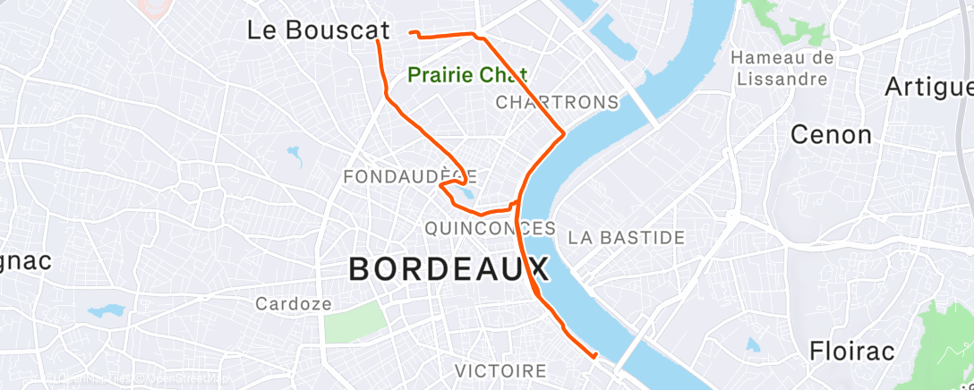 Карта физической активности (Pas d'enfant c'est facile de courir 🤣)