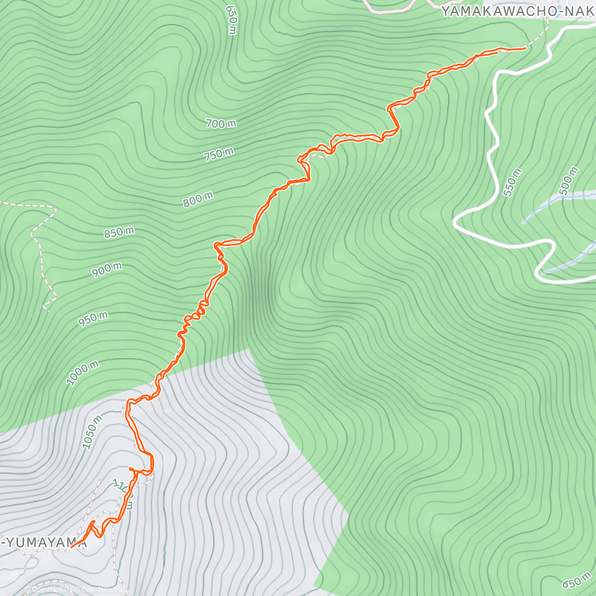 Map of the activity, Mittagswanderung