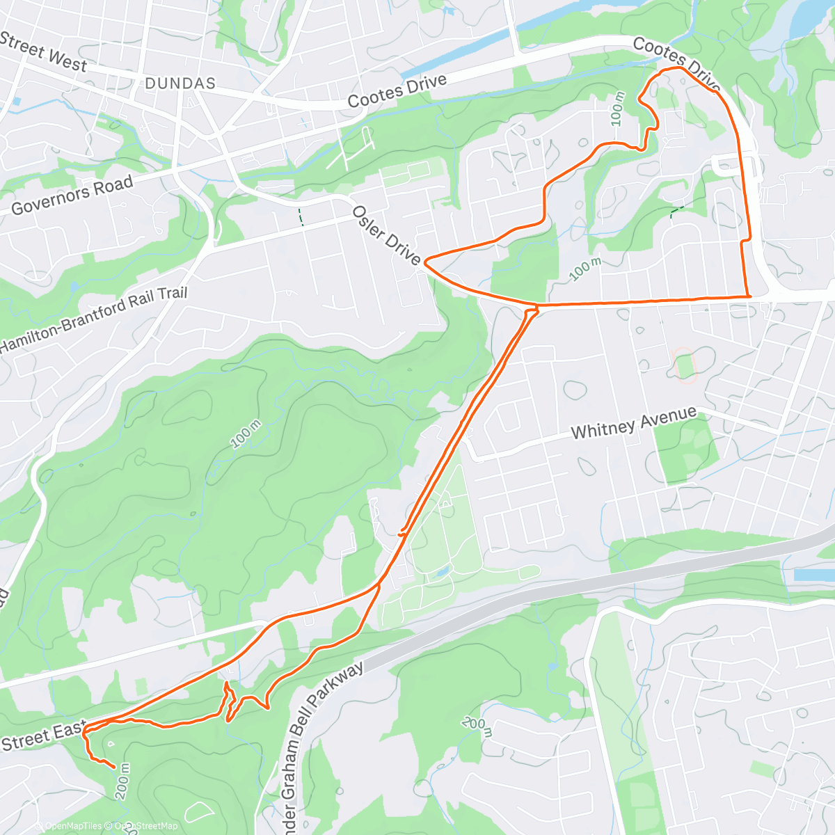 Map of the activity, 🏃🏻‍♂️