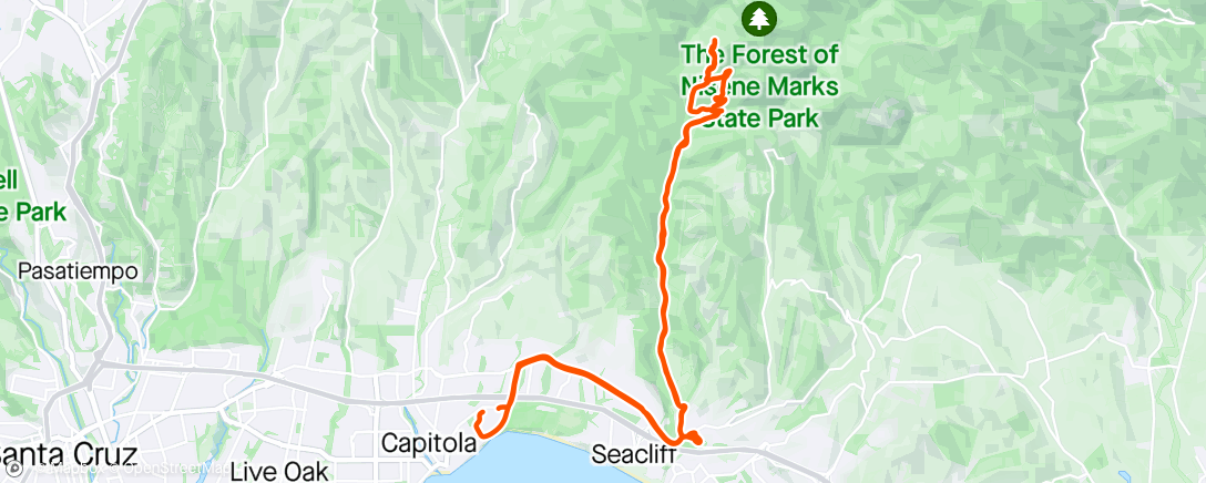 Map of the activity, Quick Spin before and long Drive