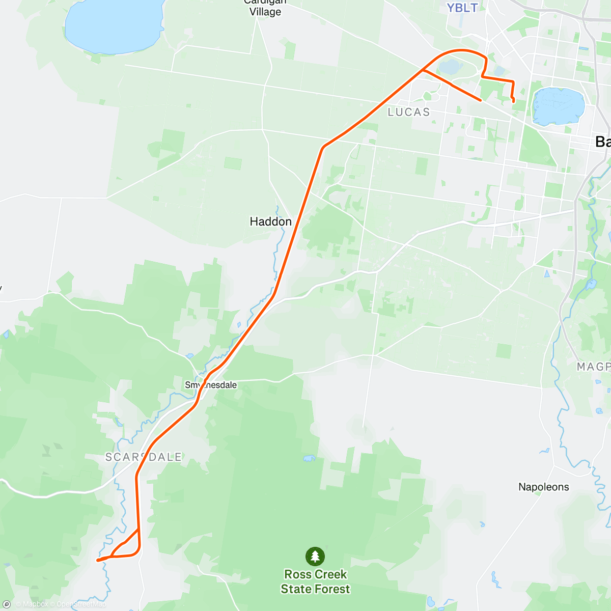 Map of the activity, Bridge Loop 🚂🛤️