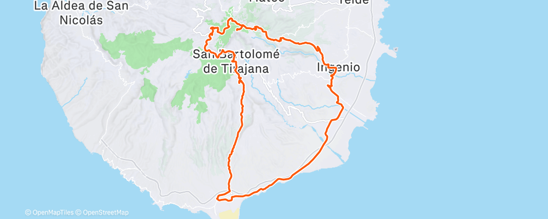 Map of the activity, Morning Ride