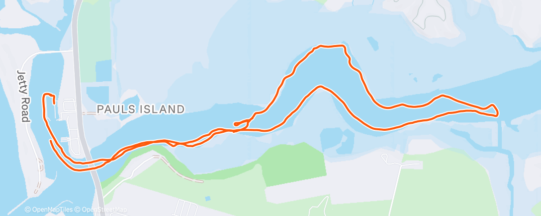 Map of the activity, Elkhorn slough