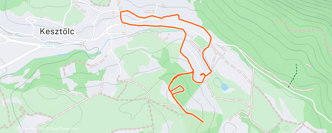 Map of the activity, Kesztölc Cimbivel