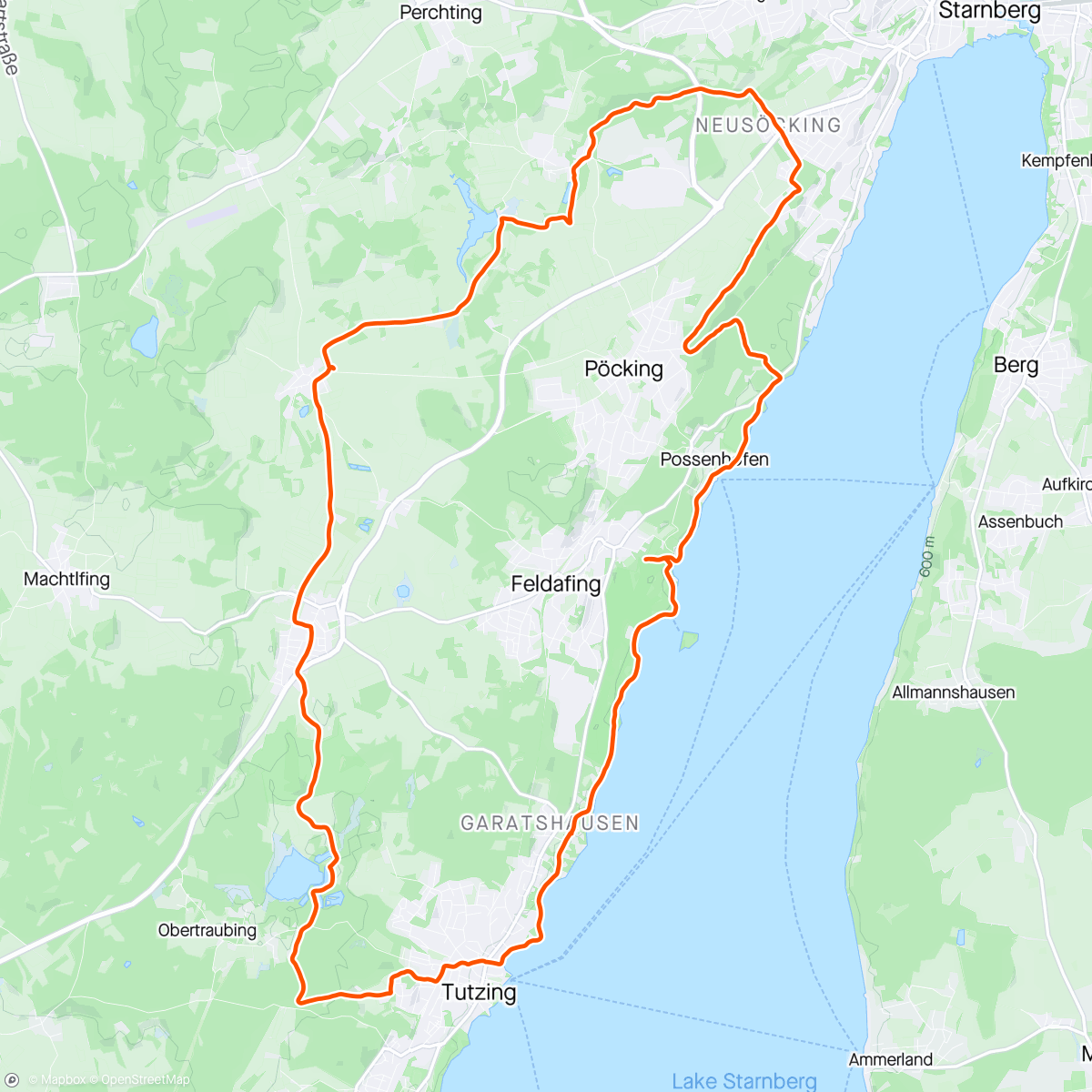 Map of the activity, Mammutmarsch 2024 30 km