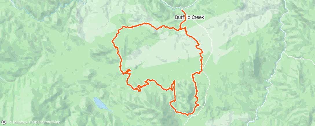 Mapa da atividade, Buff Creek