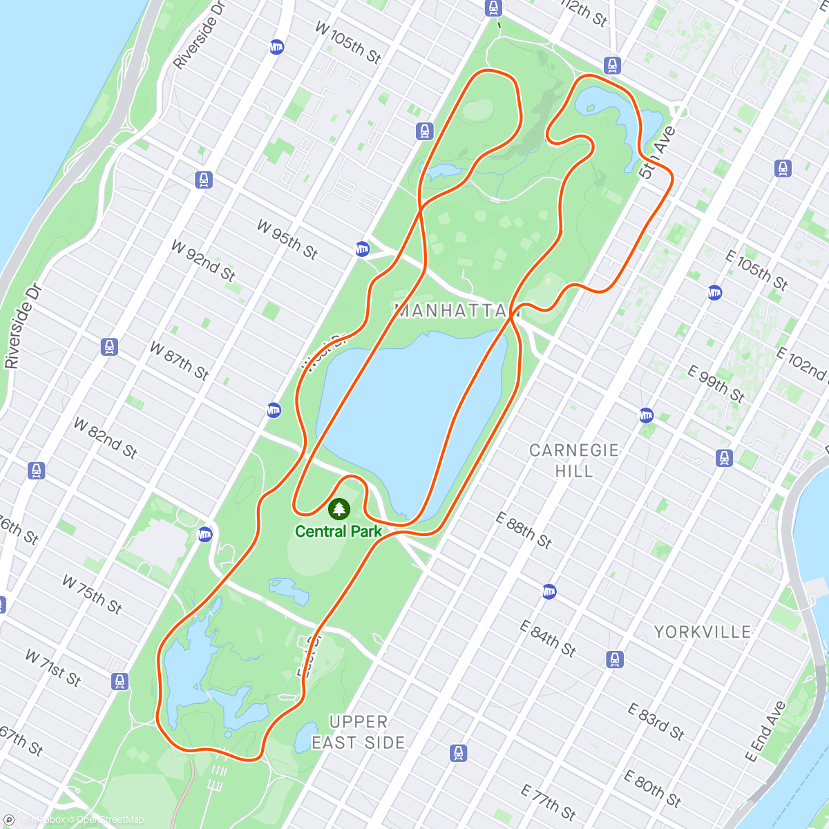 Map of the activity, Zwift - Potpourri in New York