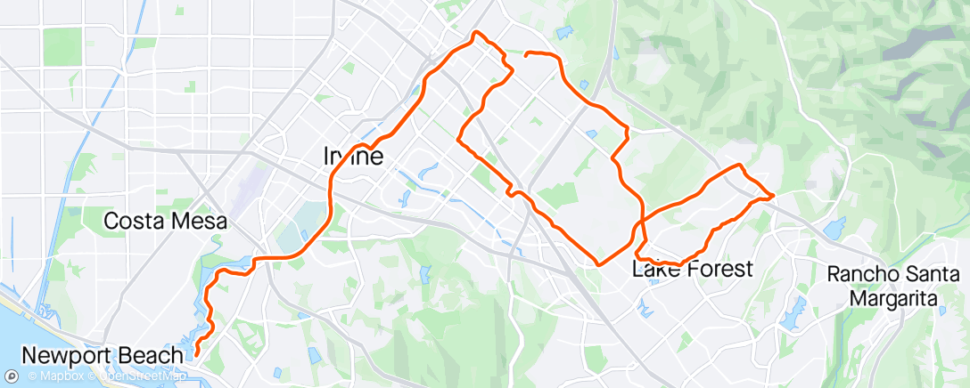 Mapa de la actividad (Two different bikes day)