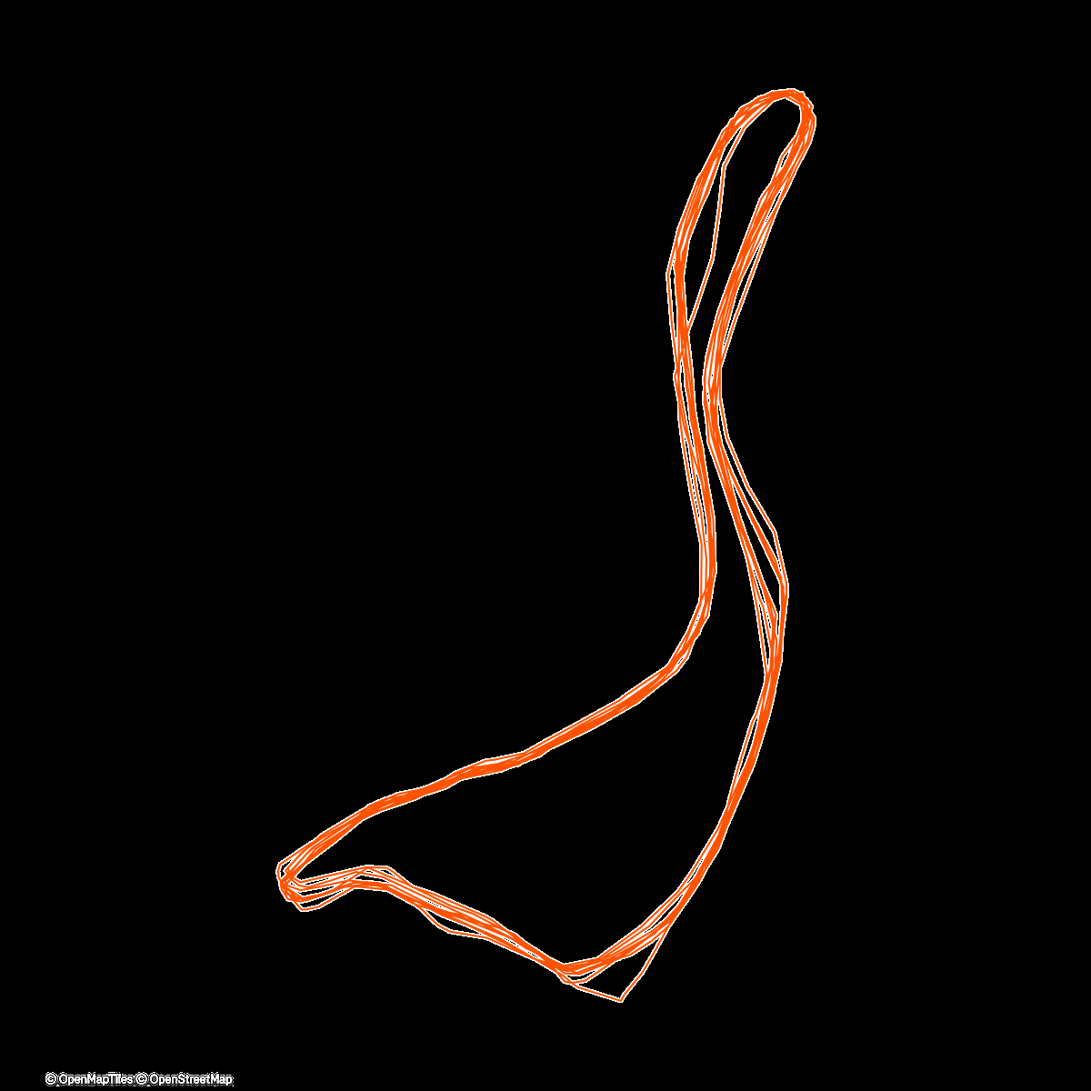 Map of the activity, サタトレペース走