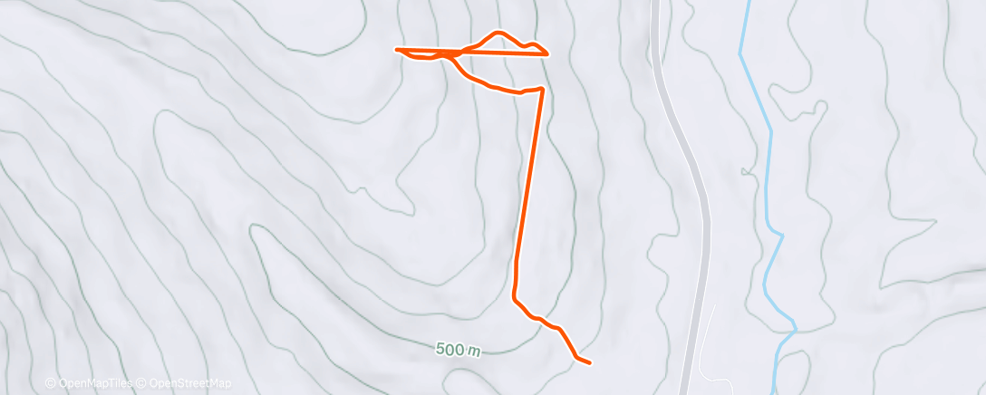 Map of the activity, Afternoon Alpine Ski