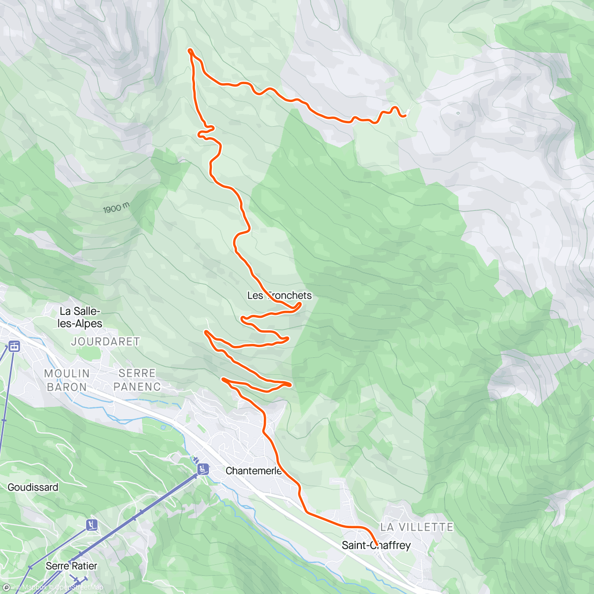 Карта физической активности (ROUVY - Col du Granon | France)