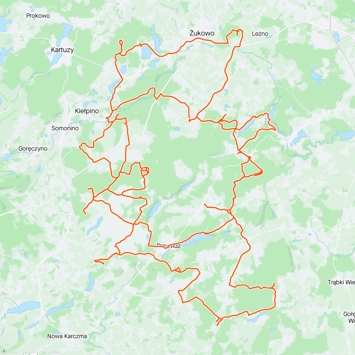 Map of the activity, Harpagan 65