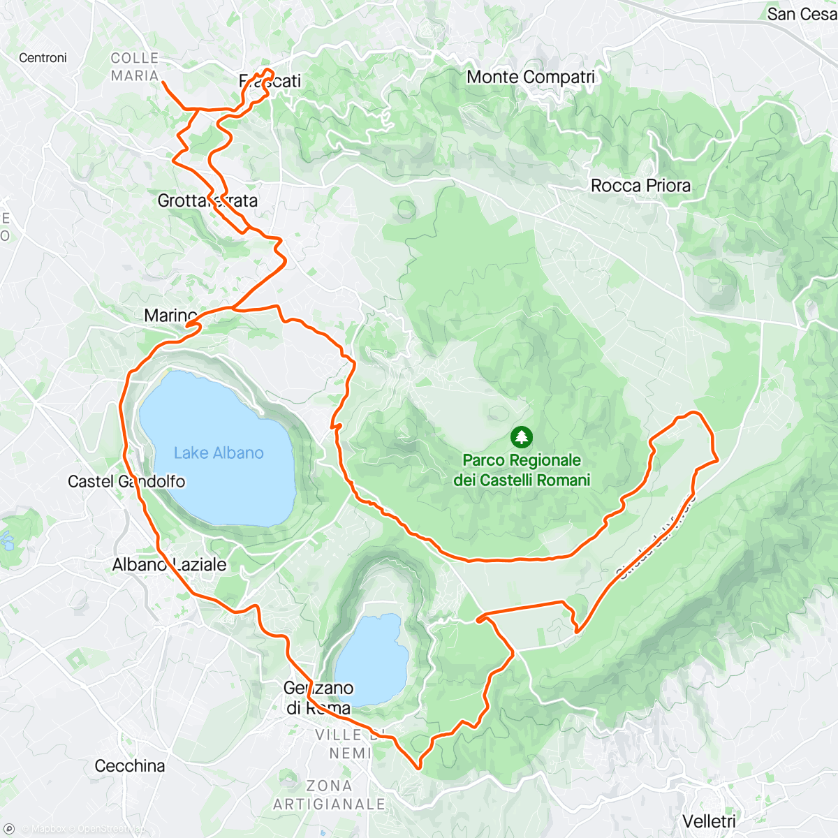 Map of the activity, Mountain Bike 😁